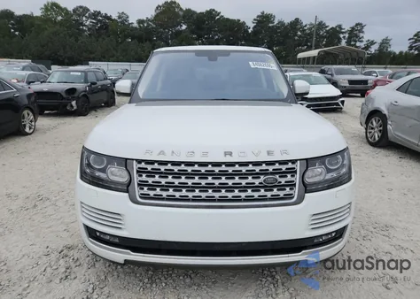 2016 Land Rover Range Rover Hse z USA, uszkodzony, nr VIN SALGS2PFXGA311043